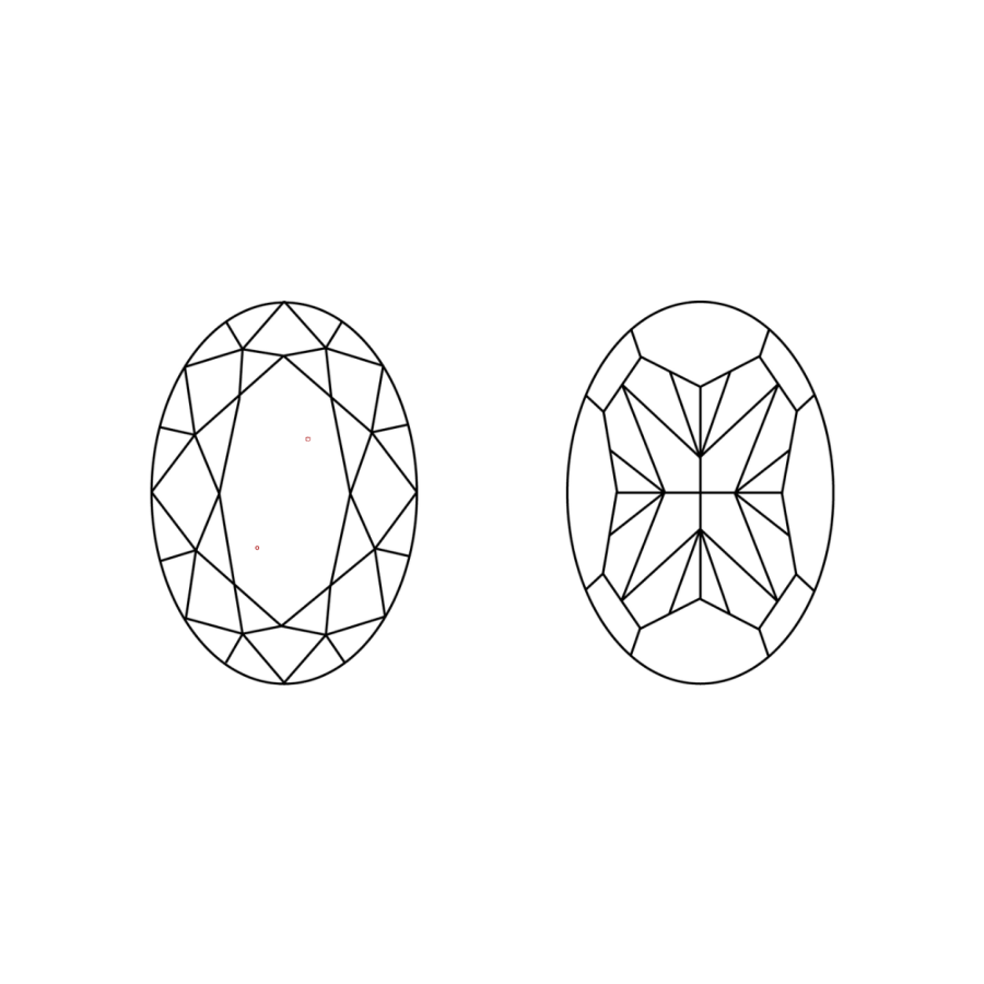 IGI LG638495966 clarity diagram (not a product photograph)