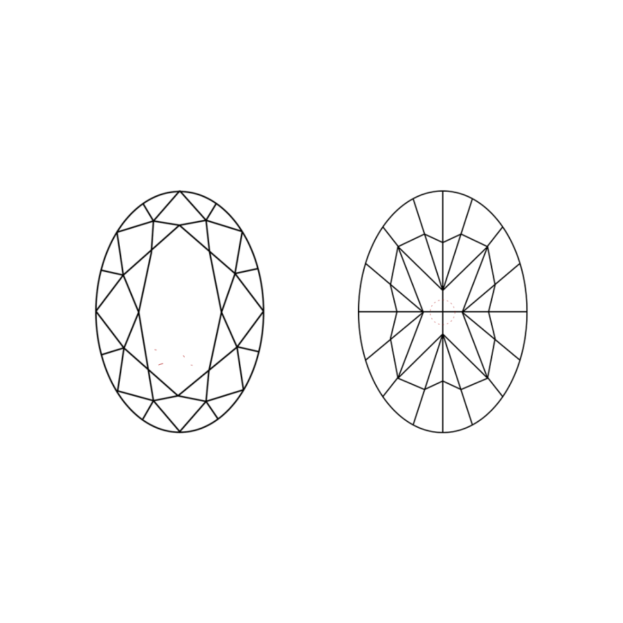 IGI LG646469221 clarity diagram (not a product photograph)