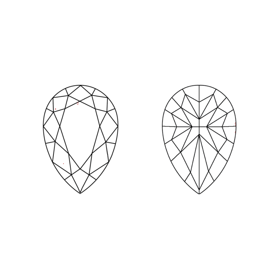 IGI LG660423438 clarity diagram (not a product photograph)