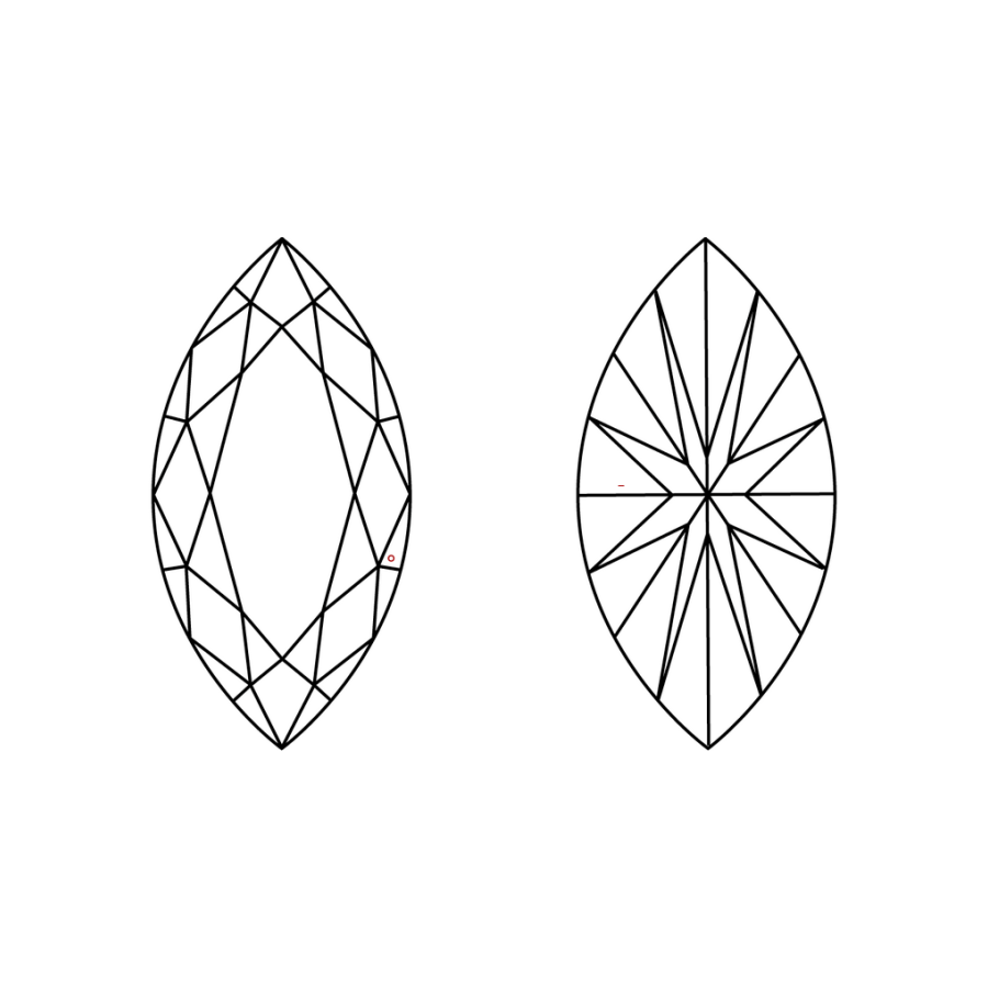 IGI LG700580746 clarity diagram (not a product photograph)