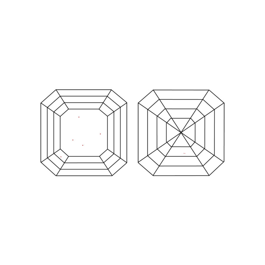 IGI LG728504308 clarity diagram (not a product photograph)