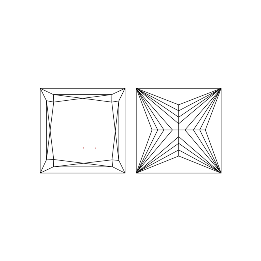 IGI LG743516688 clarity diagram (not a product photograph)