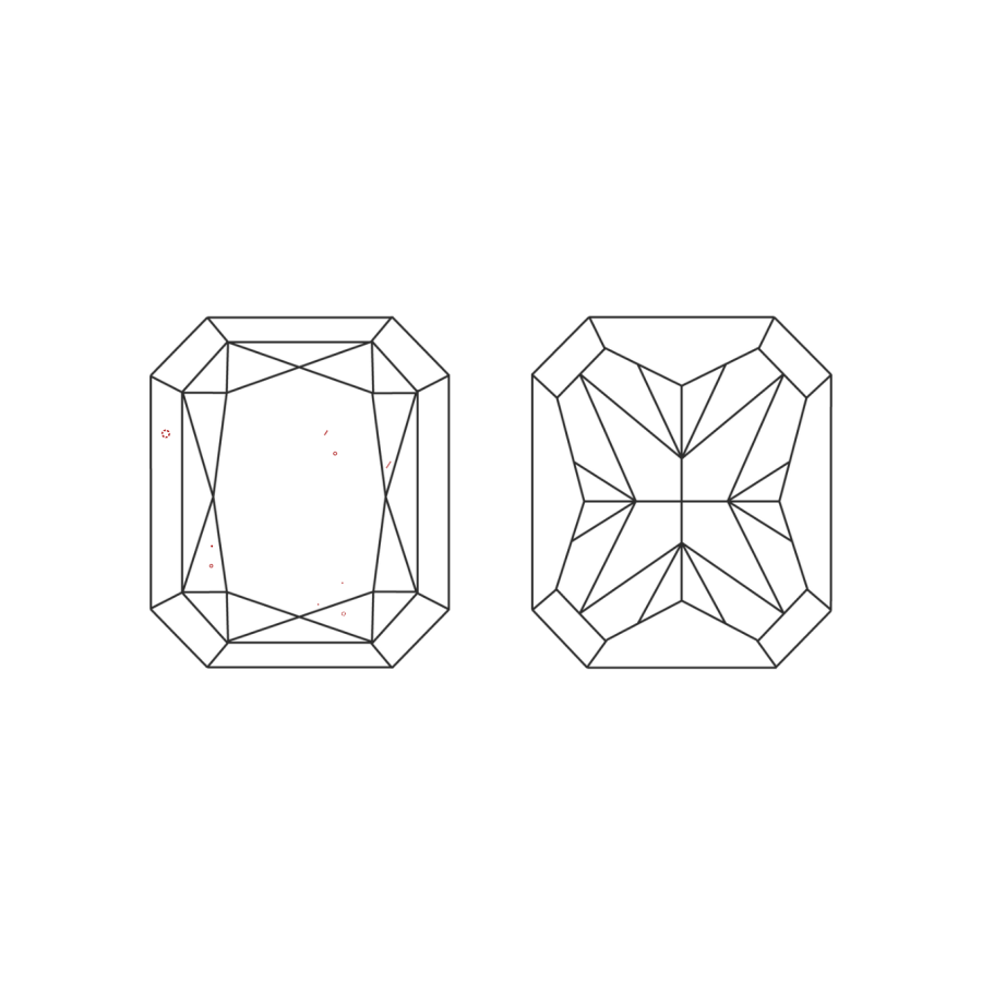 IGI LG745515904 clarity diagram (not a product photograph)