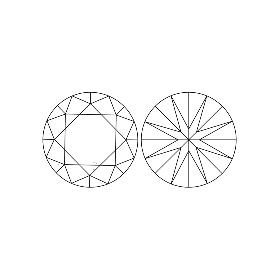 IGI LG778692534 clarity diagram (not a product photograph)