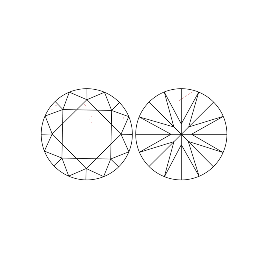 IGI LG795620388 clarity diagram (not a product photograph)