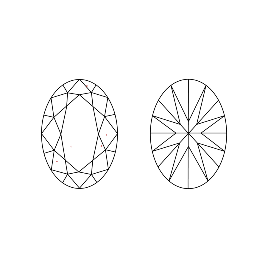 IGI LG799677613 clarity diagram (not a product photograph)