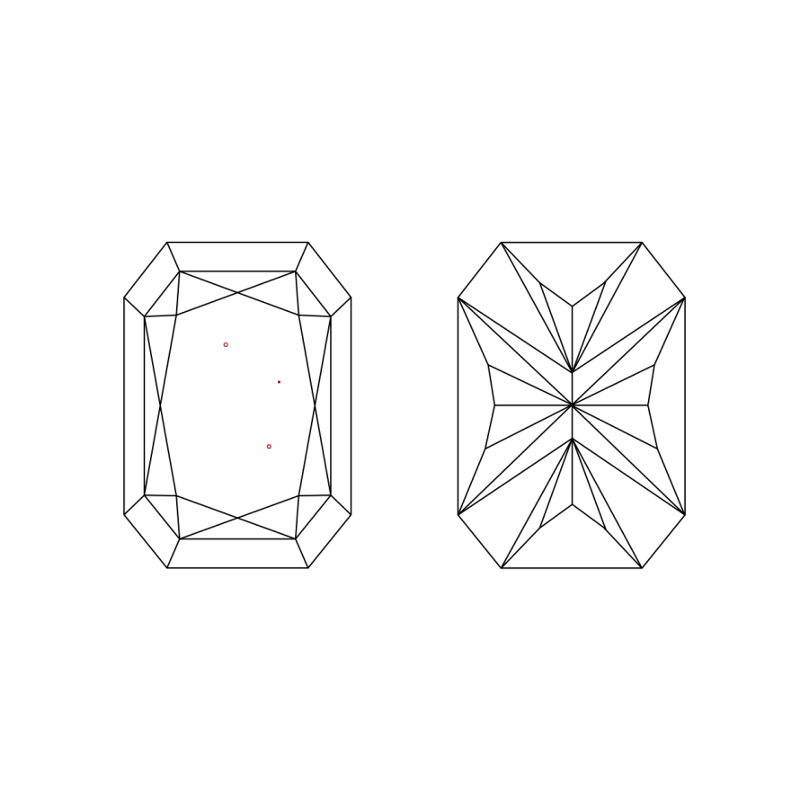 IGI LG812626836 clarity diagram (not a product photograph)