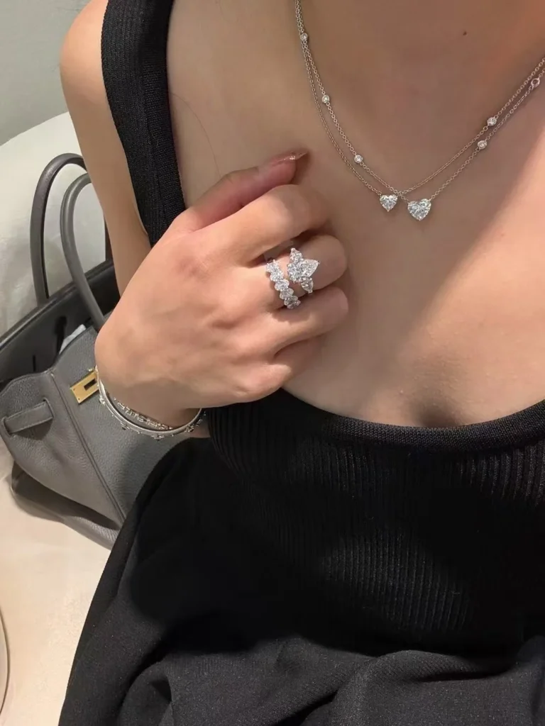Rings shown in a buyer-provided photograph