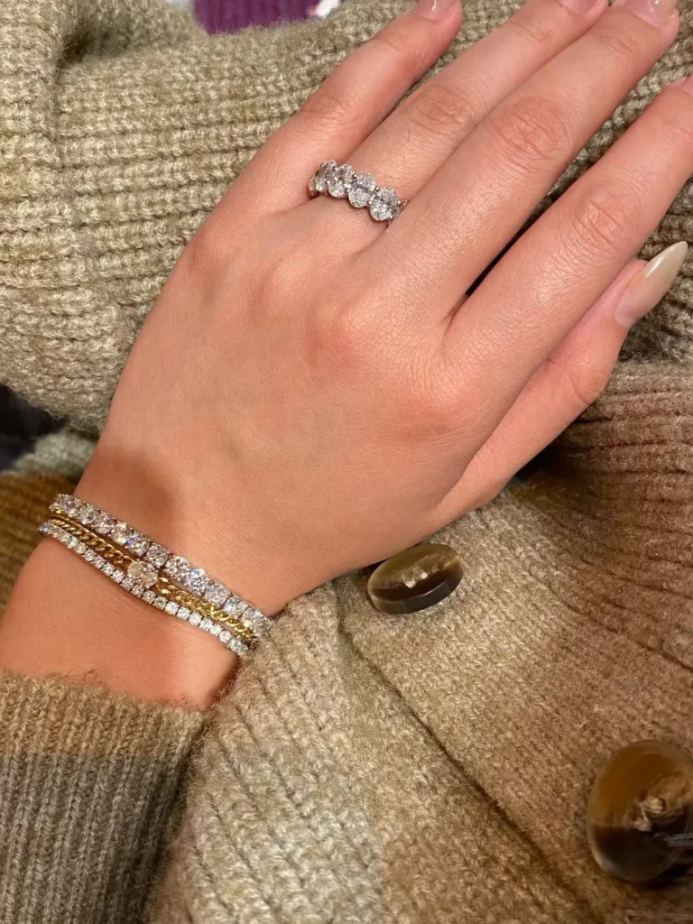 Bracelets shown in a buyer-provided photograph
