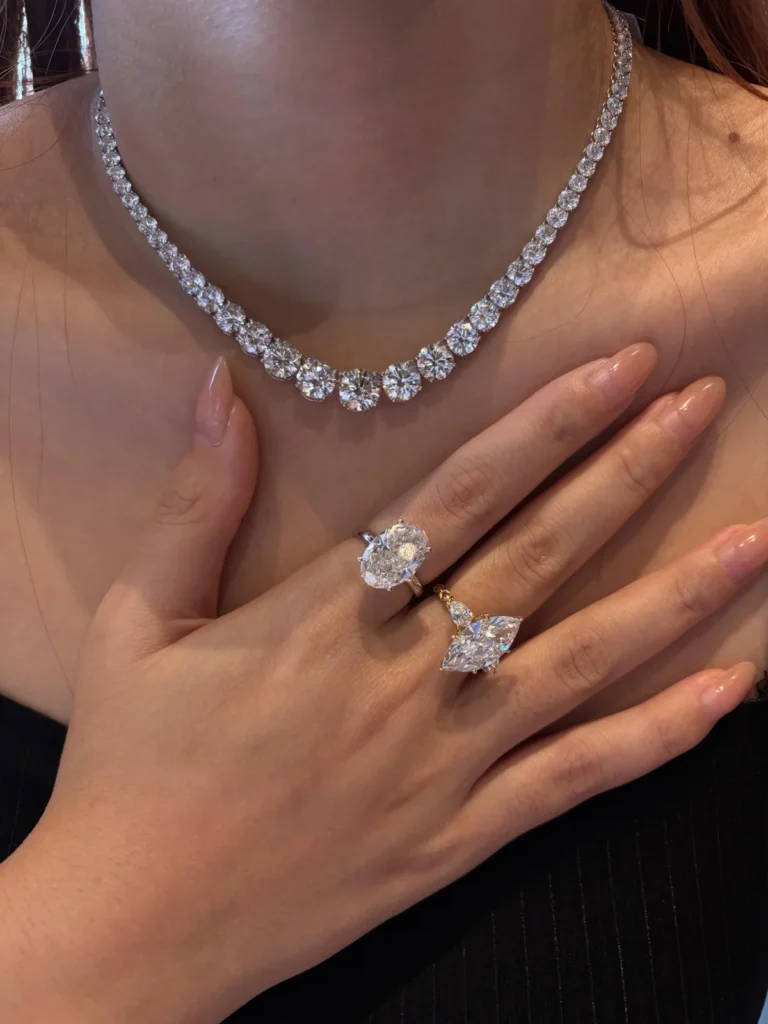 Necklaces shown in a buyer-provided photograph